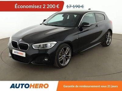 Noir Occasion 2017 BMW 118 M Sport Citadine | 14 990 € (Prix juste)