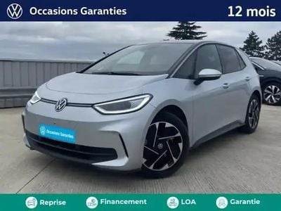 Gris argent métal/toit/hayon noir Occasion 2024 VW ID.3 Pro Citadine | 26 489 € (Super prix)
