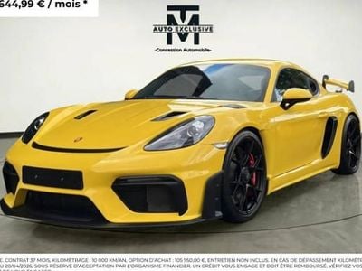 Occasion Porsche 718 Cayman GT4 500 ch (367 kW) 2022 Jaune Coupé