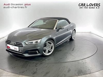 Gris daytona nacré Occasion 2018 Audi A5 Cabriolet S-Line Cabriolet | 32 490 € (Prix juste)