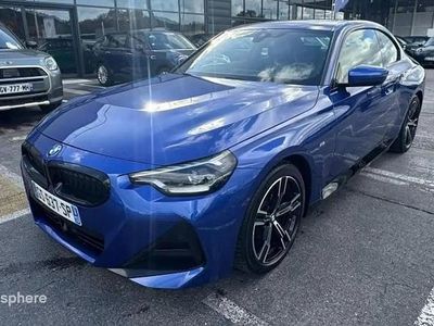 Bleu Occasion 2023 BMW 220 M Sport Coupé | 42 499 € (Prix assez cher)