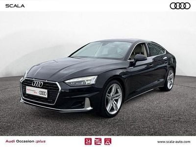 Occasion Audi A5 Sportback Advanced 163 ch (119 kW) 2022 Noir mythe métallisé Citadine