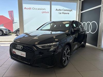 Noir mythe métallisé Occasion 2024 Audi A3 S-Line | 34 990 € (Prix juste)