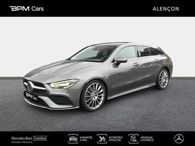 Gris Occasion 2021 Mercedes CLA200 AMG line Break | 34 650 € (Prix assez cher)