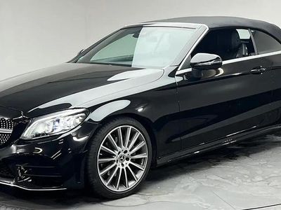 Noir Occasion 2021 Mercedes C220 AMG line Cabriolet | 40 990 € (Prix assez cher)