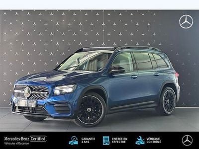 Bleu Occasion 2024 Mercedes GLB200 AMG line SUV | 47 900 € (Prix assez cher)