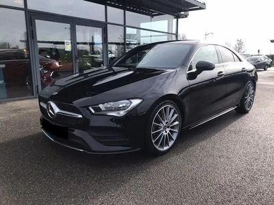Noir Occasion 2019 Mercedes CLA180 AMG line Berline | 25 990 € (Prix assez cher)