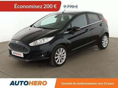 Noir Occasion 2017 Ford Fiesta Titanium Citadine | 9 590 € (Bon prix)