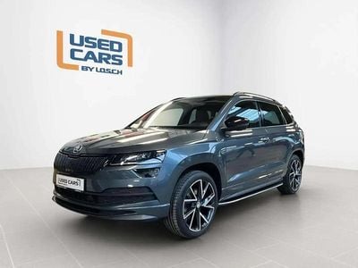 Gris Occasion 2021 Skoda Karoq SportLine SUV | 27 990 € (Prix juste)