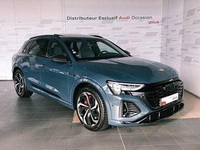 Occasion Audi Q8 e-tron S-Line 300 kW (408 ch) 2024 Bleu plasma métallisé SUV