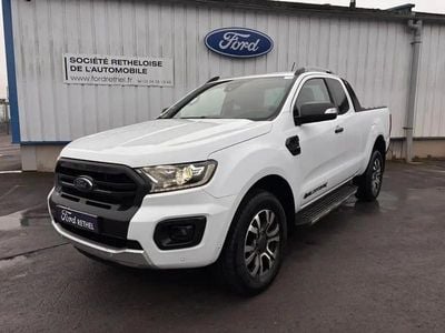 Blanc Occasion 2020 Ford Ranger Wildtrack Pick-up | 34 990 € (Prix assez cher)