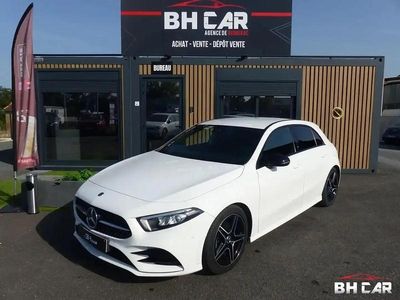 Blanc Occasion 2018 Mercedes A180 AMG line Berline | 19 490 € (Prix assez cher)