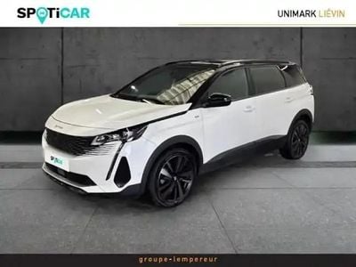 Blanc nacré (n) Occasion 2023 Peugeot 5008 GT SUV | 27 999 € (Prix assez cher)