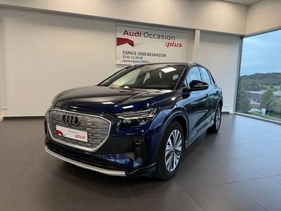 Bleu navarre métallisé Occasion 2022 Audi Q4 e-tron Design SUV | 35 970 € (Prix juste)