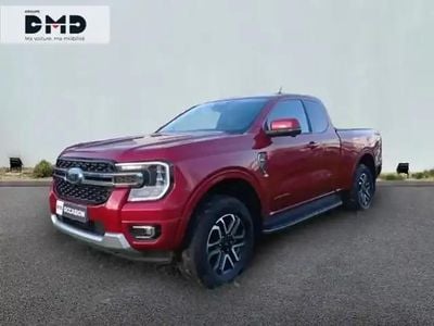 Rouge lucid métallisée Occasion 2023 Ford Ranger Limited Pick-up | 38 490 € (Prix assez cher)