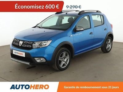 Bleu Occasion 2018 Dacia Sandero Stepway Citadine | 8 690 € (Bon prix)