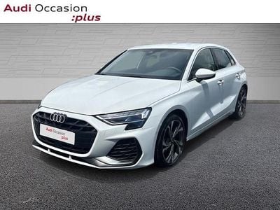 Blanc glacier métallisé Occasion 2025 Audi A3 S-Line | 34 900 € (Prix juste)