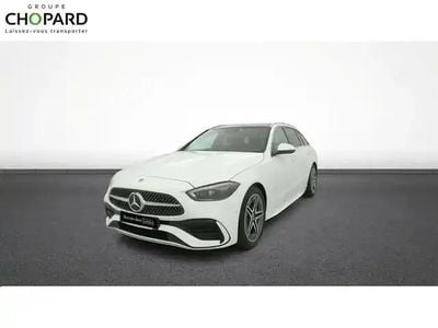 Polar white Occasion 2023 Mercedes C220 Break | 42 990 € (Prix assez cher)
