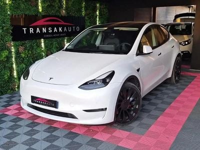 Blanc Occasion 2022 Tesla Model Y Performance SUV | 30 990 € (Prix juste)