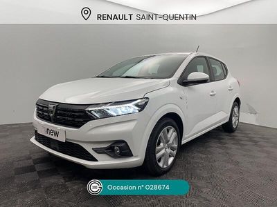 Blanc Occasion 2021 Dacia Sandero Comfort Citadine | 11 990 € (Bon prix)