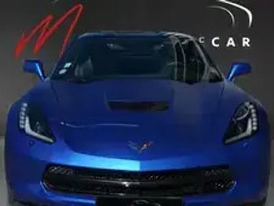 occasion Chevrolet Corvette C7 Targa 6.2 V8 Stringray 2lt Mt7 - Entretiens À Jour - Toit Panoramique - Covering Bleu Chrome Mate