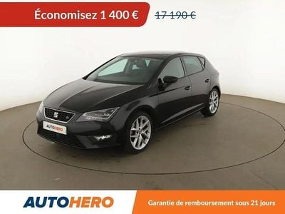 Noir Occasion 2016 Seat Leon FR Berline | 15 790 € (Bon prix)