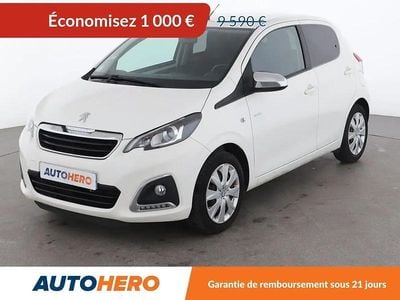 Blanc Occasion 2020 Peugeot 108 Style Citadine | 8 590 € (Prix juste)