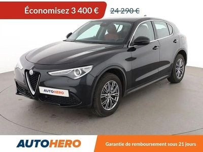 Noir Occasion 2018 Alfa Romeo Stelvio Super SUV | 20 890 € (Bon prix)
