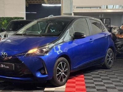 Bleu Occasion 2018 Toyota Yaris Design Citadine | 12 490 € (Prix juste)