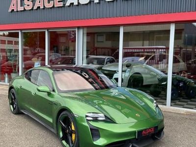 Occasion Porsche Taycan 459 kW (625 ch) 2020 Vert Berline