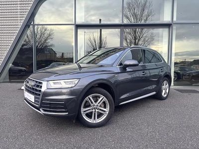Gris daytona nacré Occasion 2018 Audi Q5 S-Line SUV | 31 990 € (Prix juste)