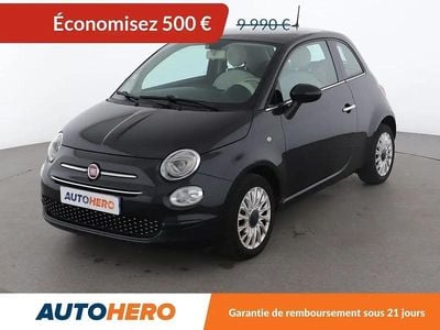 Noir Occasion 2019 Fiat 500 Lounge Citadine | 9 490 € (Bon prix)