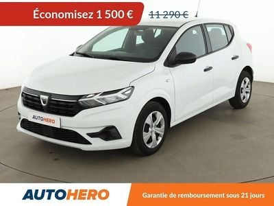 Blanc Occasion 2022 Dacia Sandero Essentiel Citadine | 9 790 € (Bon prix)