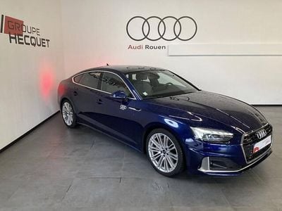 Bleu navarre métallisé Occasion 2023 Audi A5 Sportback Advanced Citadine | 59 900 €