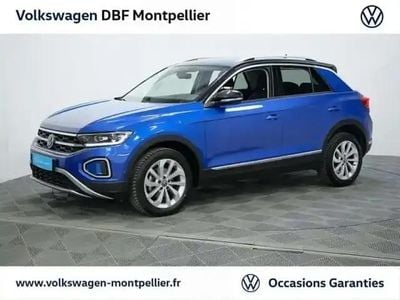 Bleu Occasion 2022 VW T-Roc Style SUV | 26 680 € (Prix assez cher)