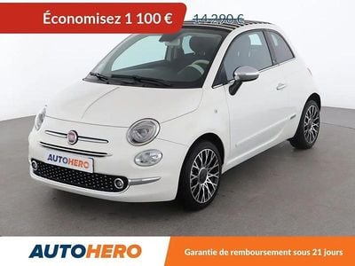 Blanc Occasion 2021 Fiat 500C Dolcevita Cabriolet | 13 190 € (Prix juste)
