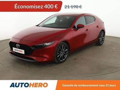 Rouge Occasion 2019 Mazda 3 Sports-Line Berline | 20 790 € (Prix juste)