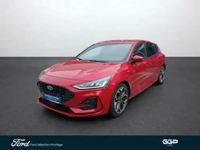 Rouge lucid métallisé premium Occasion 2025 Ford Focus ST-Line X Berline | 26 990 € (Prix cher)