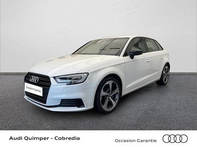 Blanc ibis Occasion 2018 Audi A3 Design | 18 890 € (Prix assez cher)