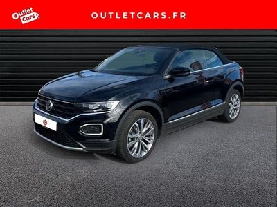 Occasion VW T-Roc Cabriolet Style 150 ch (110 kW) 2021 Noir intense nacrée, capote noire Cabriolet