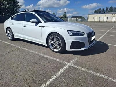 Blanc Occasion 2021 Audi A5 Sportback Sport Citadine | 32 900 € (Prix assez cher)