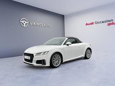 Blanc ibis Occasion 2022 Audi TT Roadster S-Line Cabriolet | 40 900 €