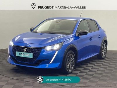 Bleu Occasion 2022 Peugeot e-208 Style Citadine | 14 980 € (Bon prix)