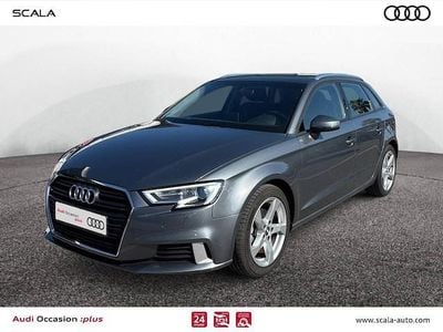 Occasion Audi A3 Sport 116 ch (85 kW) 2019 Gris monsoon métallisé Berline