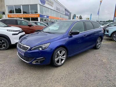 Bleu Occasion 2017 Peugeot 308 GT-line Break | 9 980 €