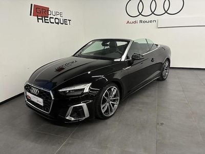Noir mythe métallisé Occasion 2023 Audi A5 Cabriolet S-Line Cabriolet | 44 990 € (Prix juste)