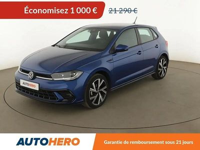Bleu Occasion 2022 VW Polo R-line Citadine | 20 290 € (Prix juste)