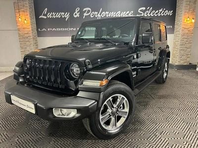 Noir Occasion 2019 Jeep Wrangler Sahara SUV | 44 990 € (Prix juste)