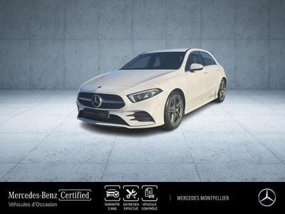 Blanc polaire Occasion 2022 Mercedes A180 AMG line Berline | 27 900 € (Prix juste)