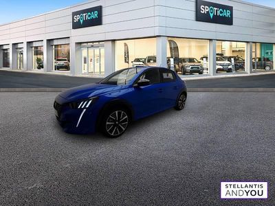 Bleu Occasion 2021 Peugeot e-208 GT Citadine | 16 390 € (Prix juste)